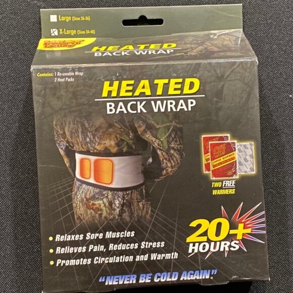 Heat Factory ~ Heated Back Wrap ~ Brand New - Picture 1 of 4